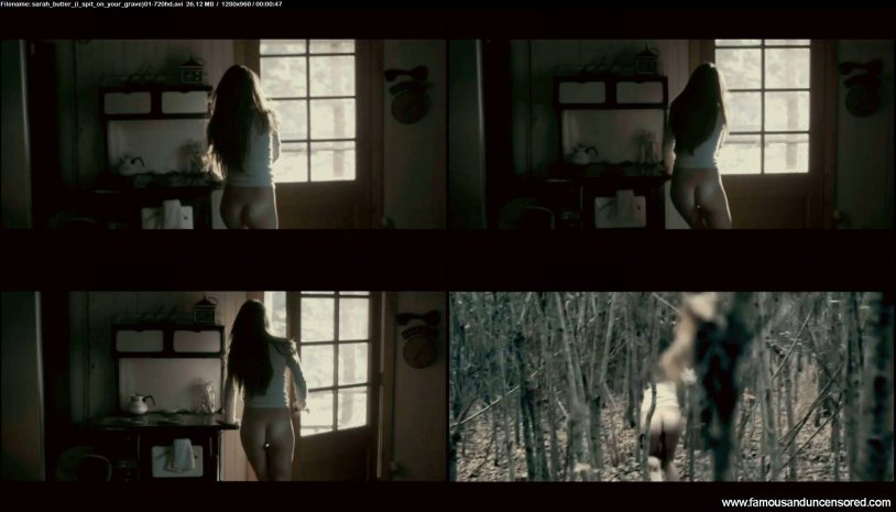 Sarah Butler naked in the cinema