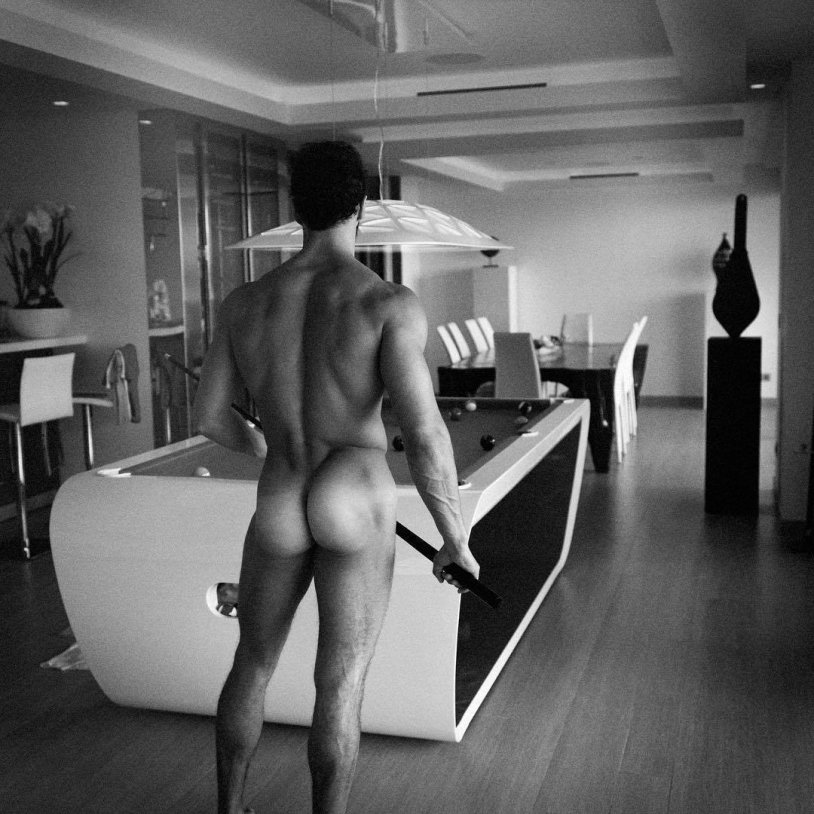 A handsome man in the kitchen