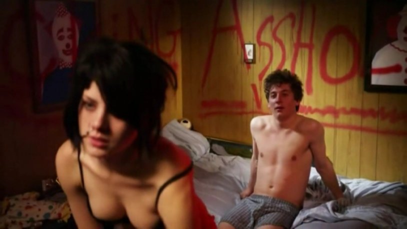 Laura Wiggins jumps on Jack's blade shameless