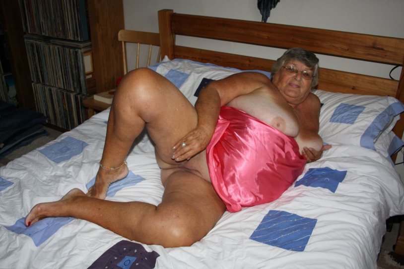 Grandma Libby old women striptease