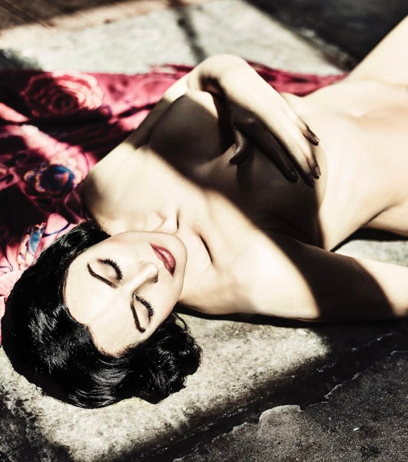 Tim Burton and Monica Bellucci