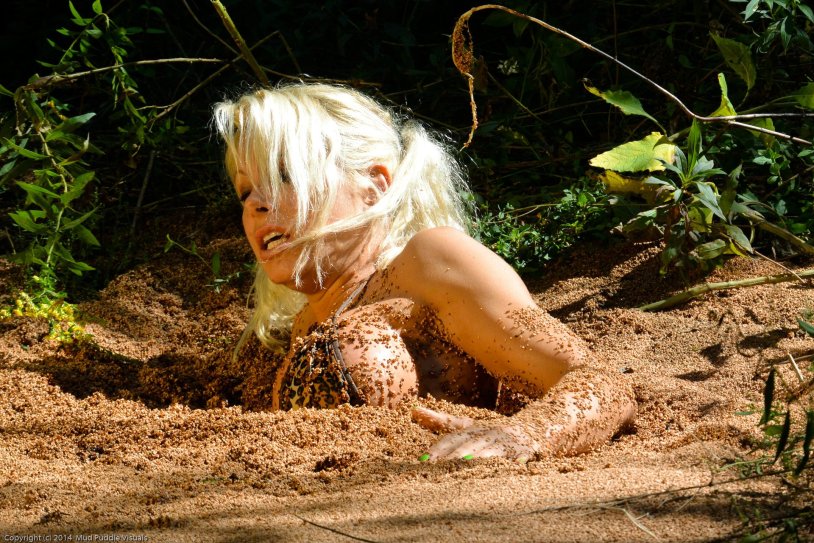 Girl in the Quicksand swamp
