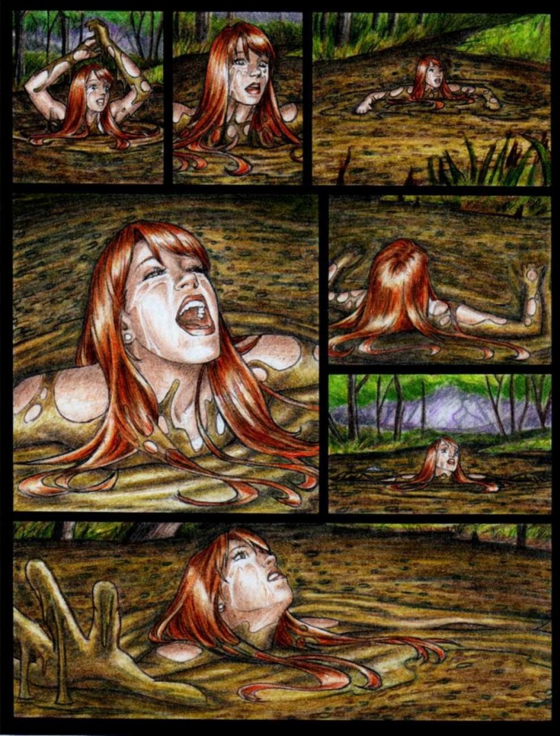 Naked in unsteady sands