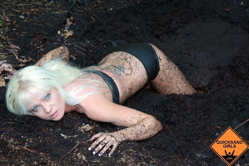 Girl in quicksand