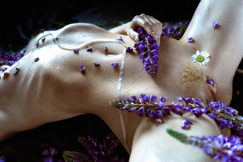 Photoshoot in Lavender