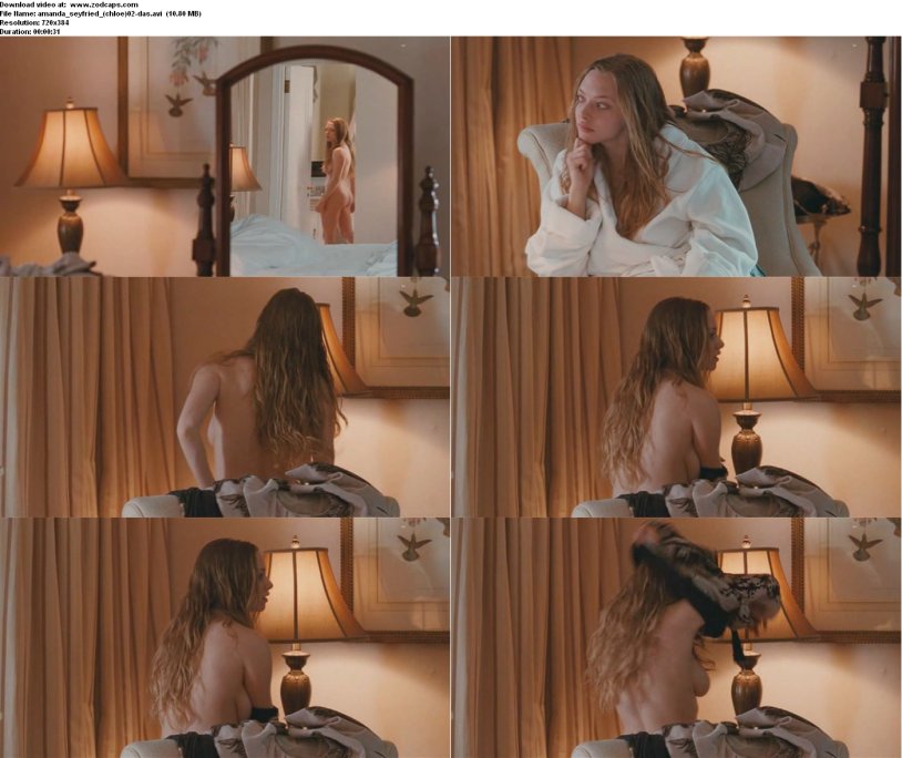 Amanda Seyfrid naked with a square