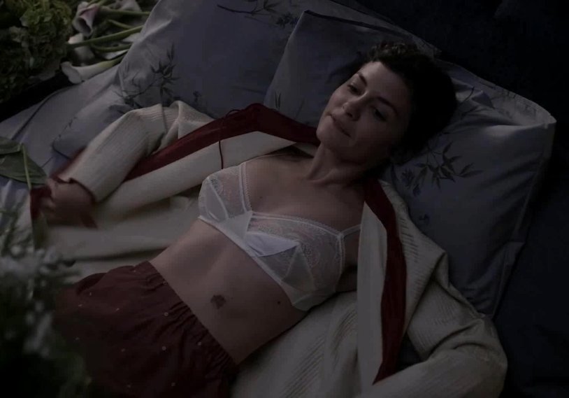 Audrey Touutou (Audrey Tautou) Naked in the film "Long Wiring" (2004)