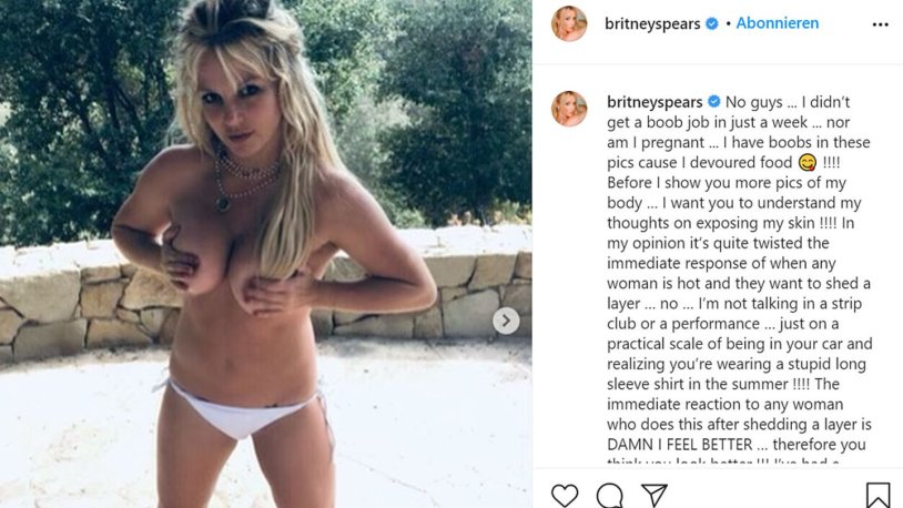 Britney Spears Instagram Naked