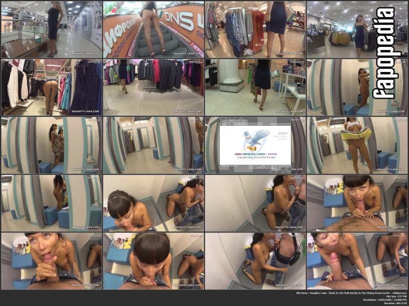 Naughty Lada in the fitting room