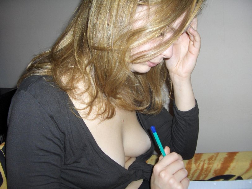 The teenager lit her chest