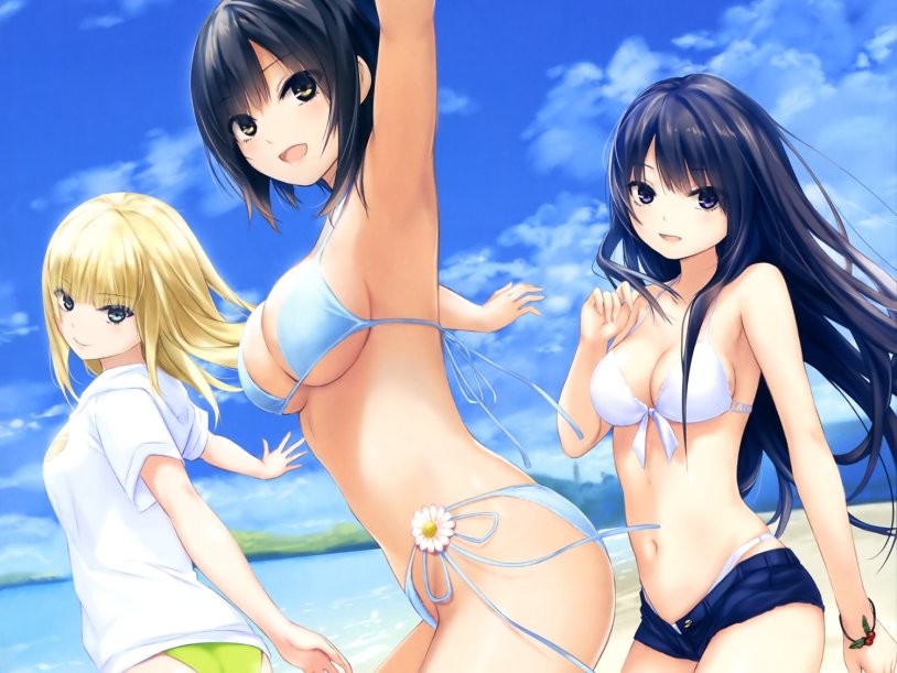 Anime in swimsuits