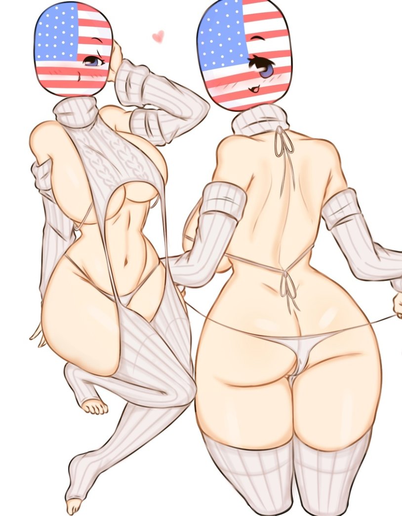 Countryhumans Russia and America