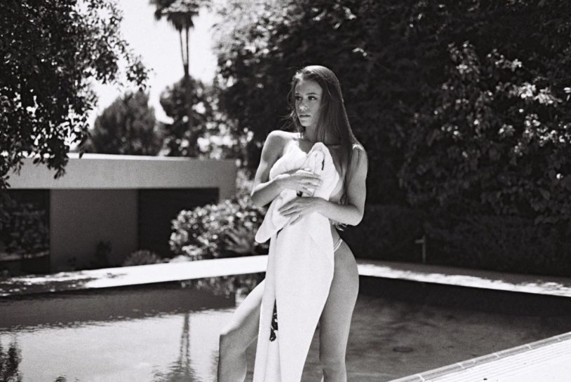 Niykee HeATON in a swimsuit