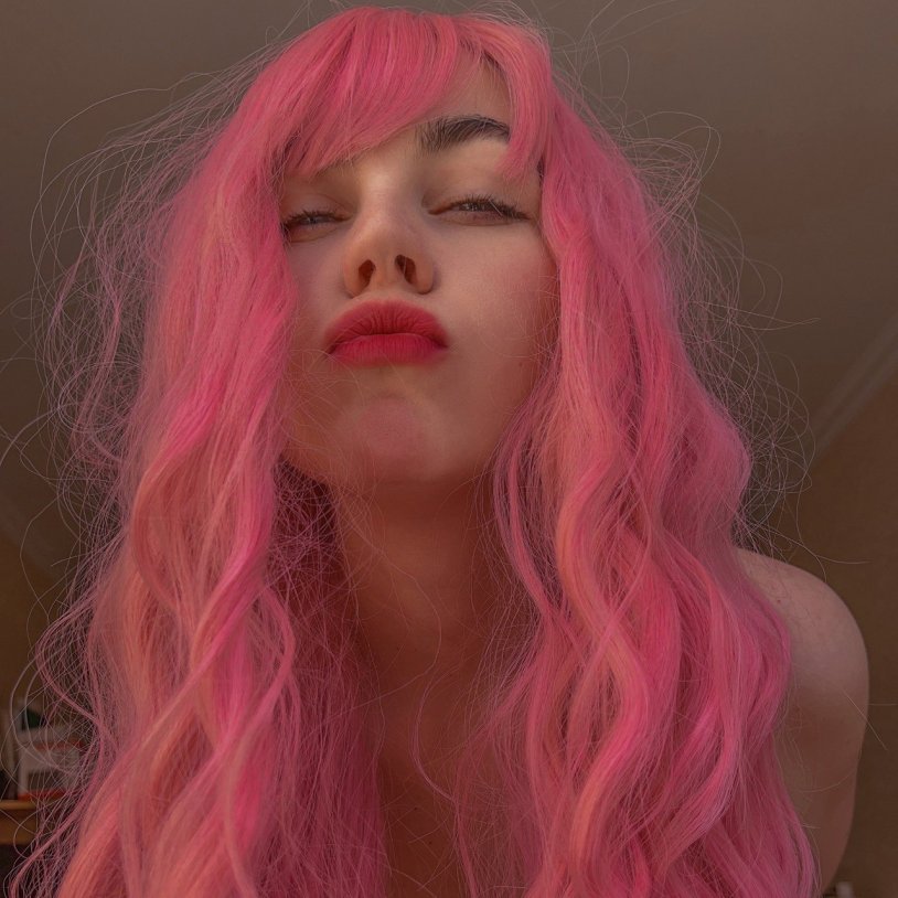 Pink hair