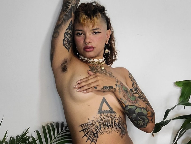 Girl with tattoos