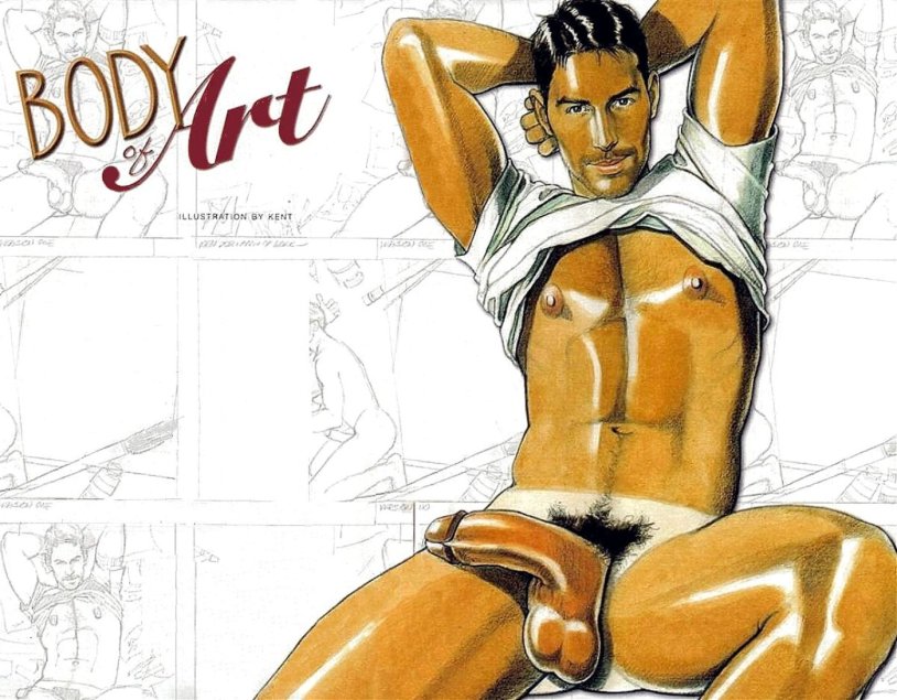 Drawings of naked men