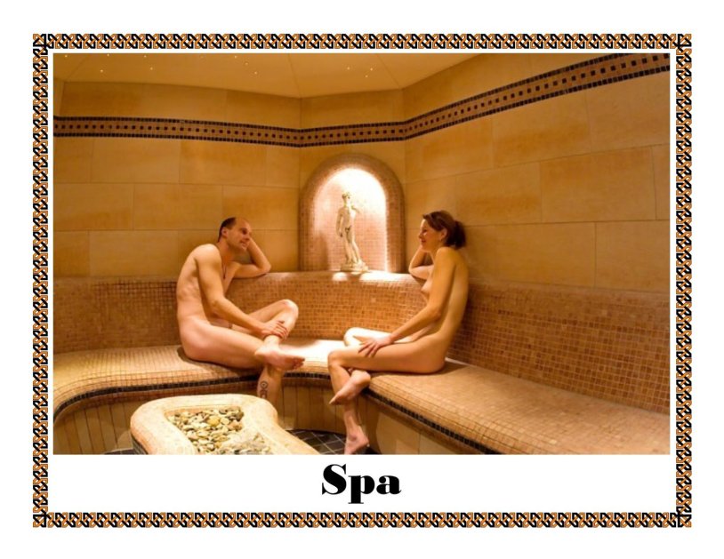 Hamam Turkish bathhouse nude