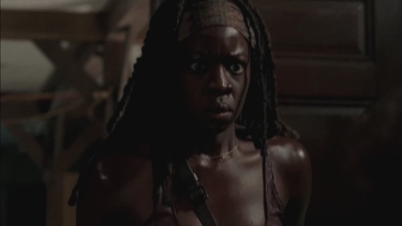Danai Gurira in underwear
