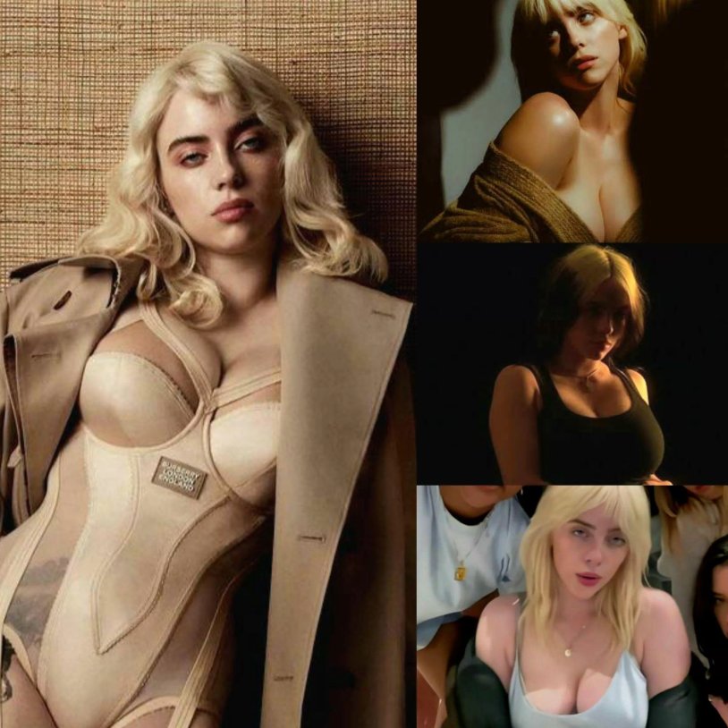 Billy Ailish in underwear