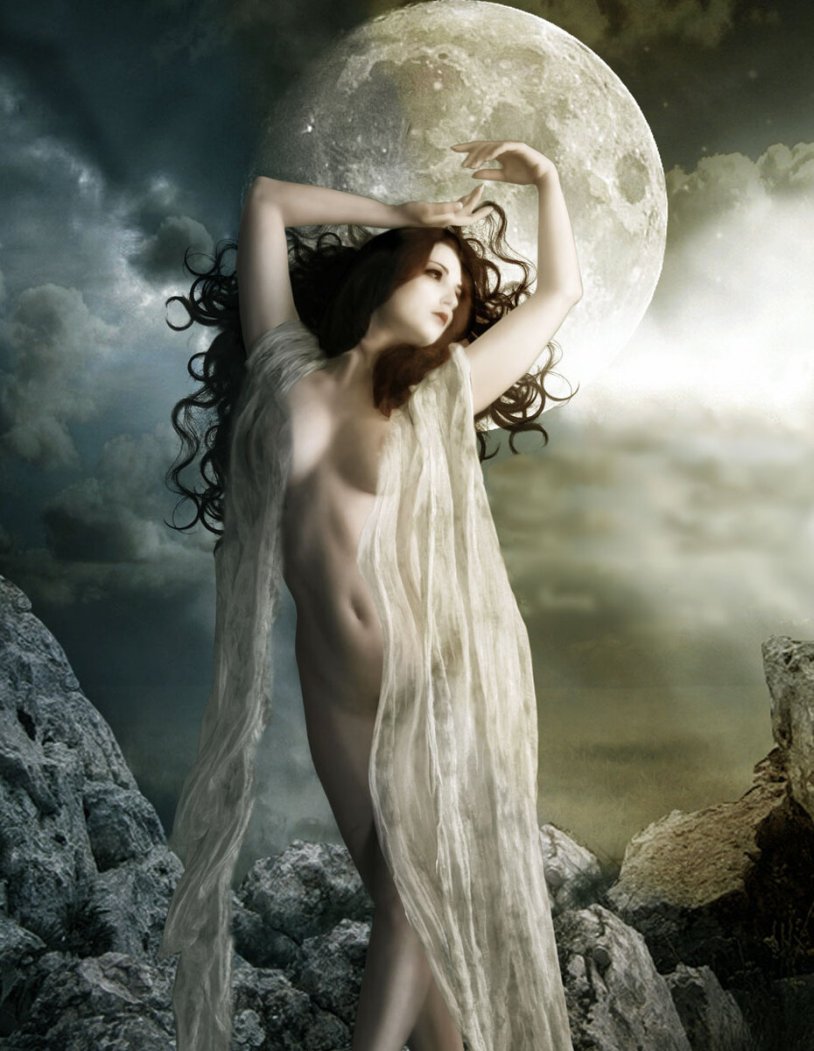 The ancient Greek goddess of the moon