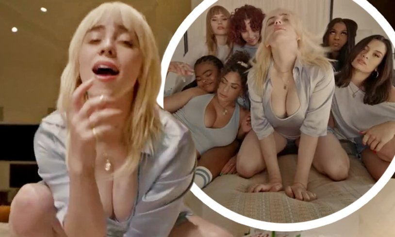 Naked boobs Billy Ailish