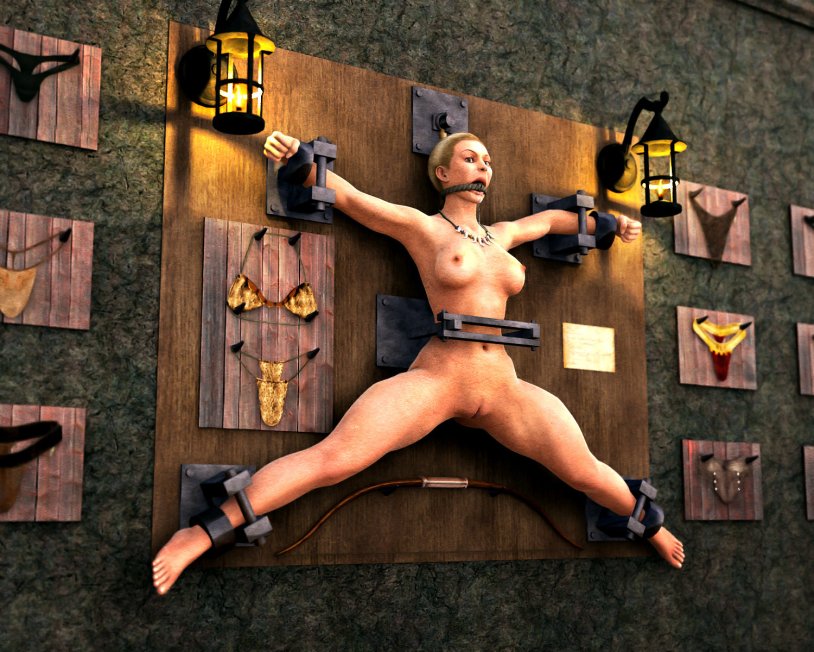 BDSM steel bondage 3D