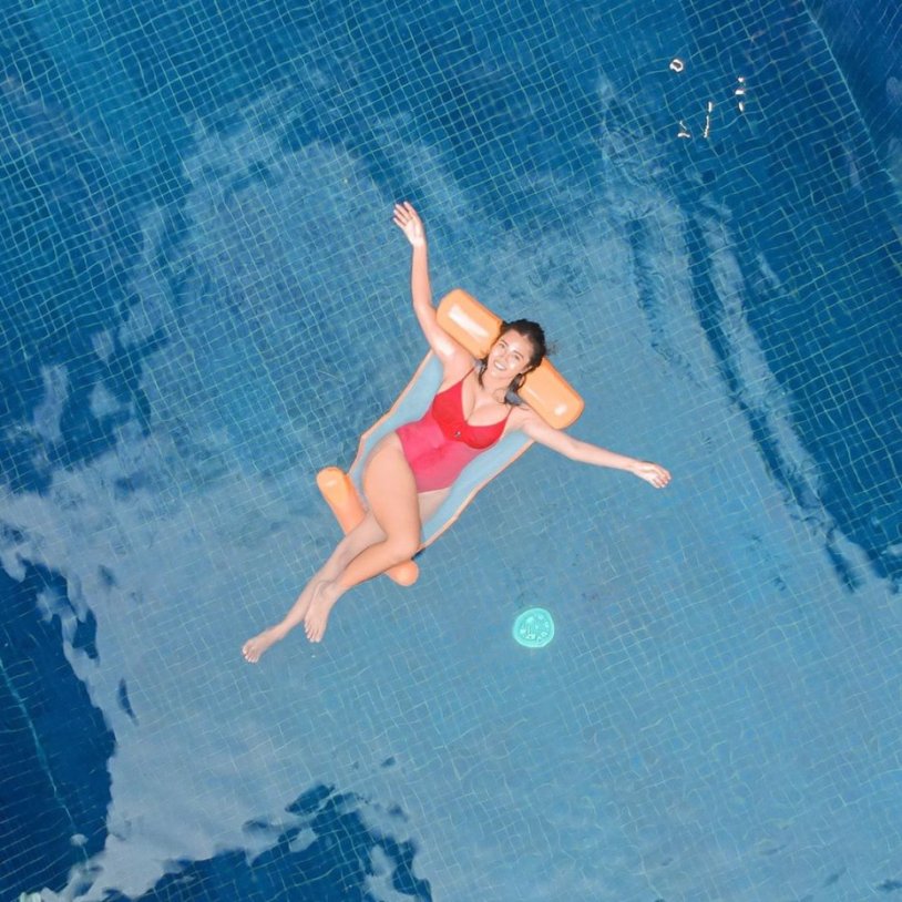 Swimming in the pool