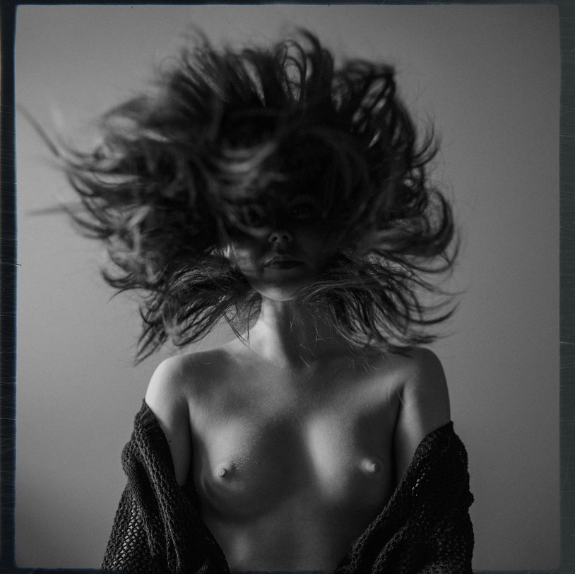 Girl in a beautiful image of nude