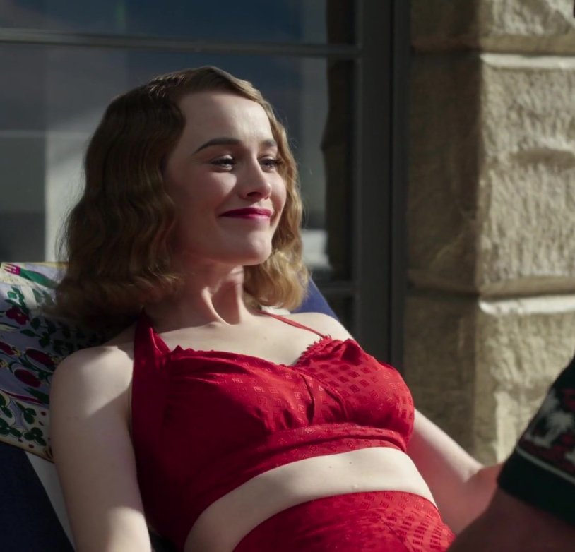 Dominic MacAlligot in a swimsuit