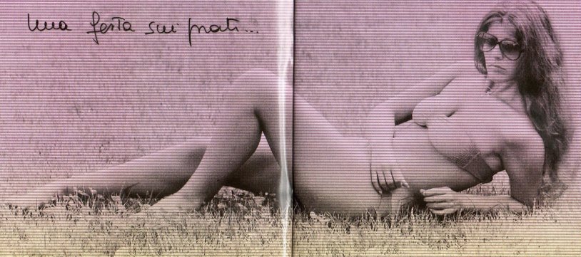 Claudia Mori in his youth naked