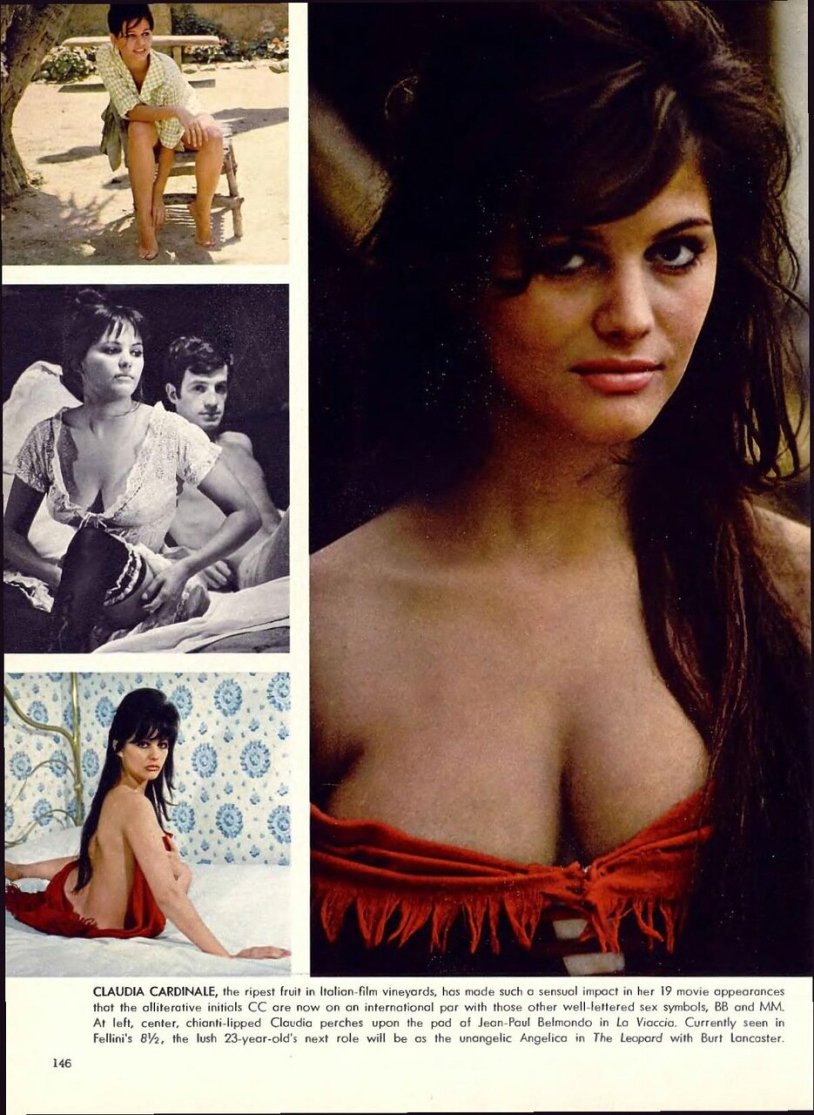 Claudia Cardinal in erotic films