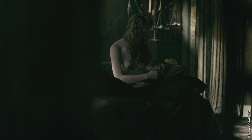 Naked Karen Hassan in the series "Vikings", 2013