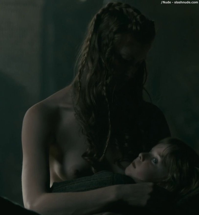 Alice Saserland Nude in Vikings Film