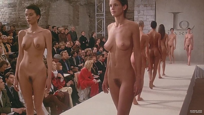 A lot of naked women on the catwalk