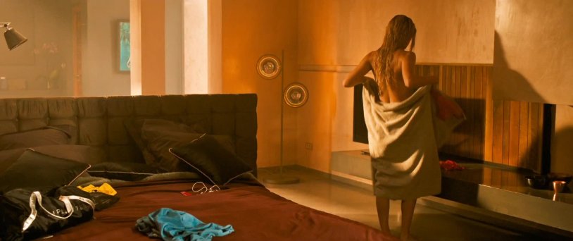 Matilda Anna Ingrid Luts in a swimsuit