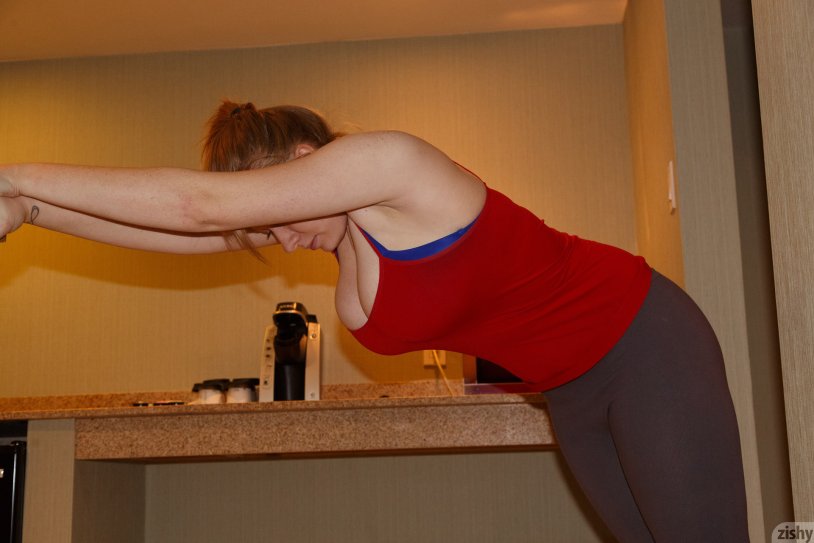 Zishy Irelynn in a swimsuit