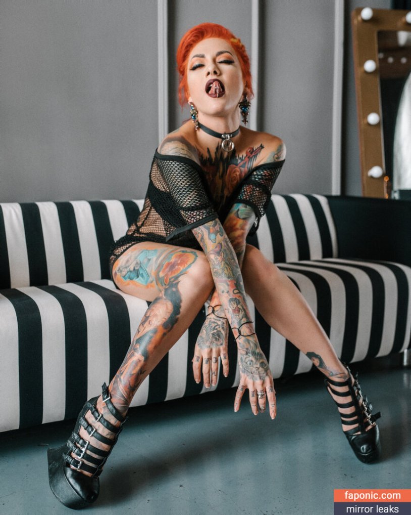 Woman with tattoos