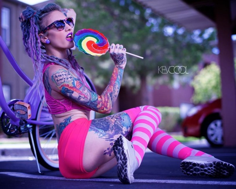 Girls with tattoos are beautiful