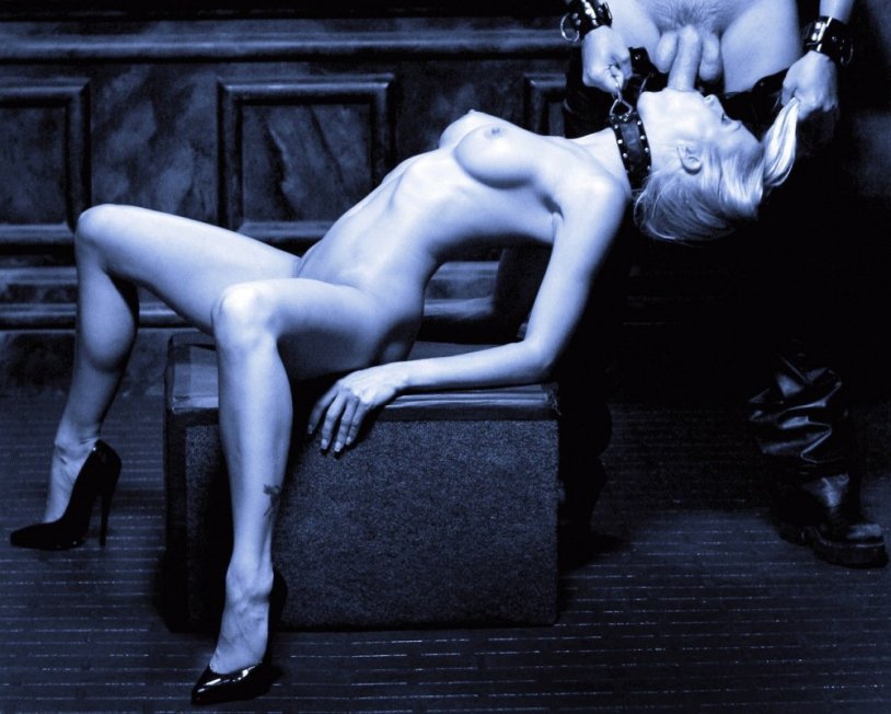 Erotic photo shoot in the style of BDSM