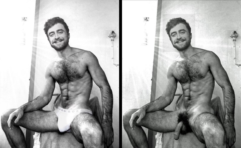 Daniel Radcliffe in his youth naked