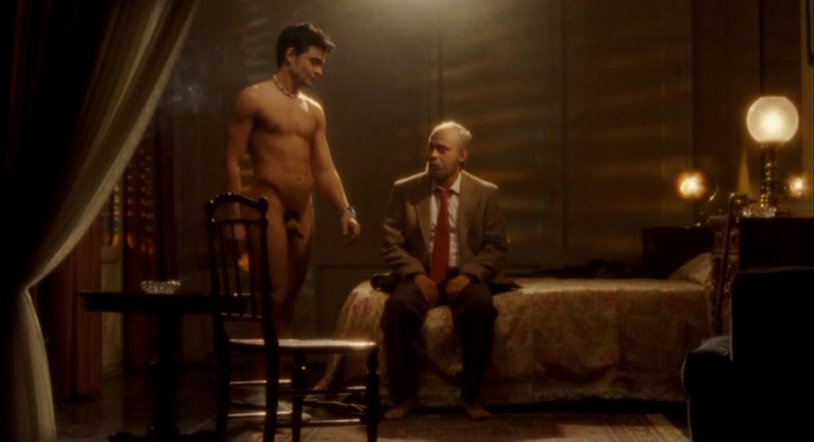 Antonio Banderas in his youth torso