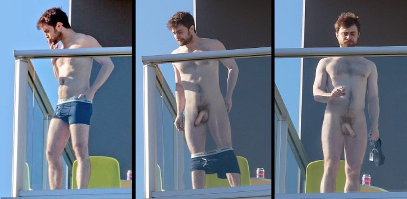 Daniel Radcliffe is naked