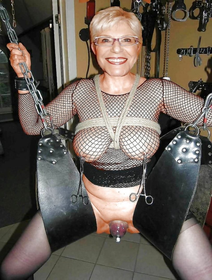 Old naked grandmas in BDSM