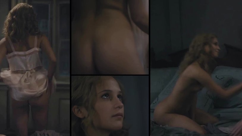 Swedish actress Alisia Vikander Nude