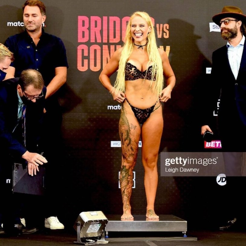 Ebanie “Blonde Bomber” Bridges