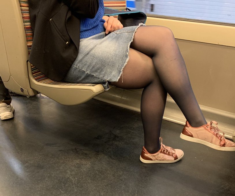 Stockings Creepshot