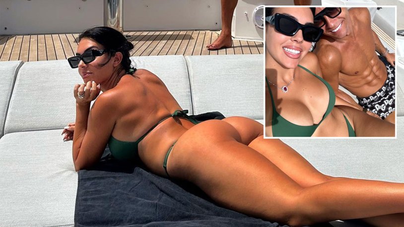 Georgina Rodriguez in a swimsuit