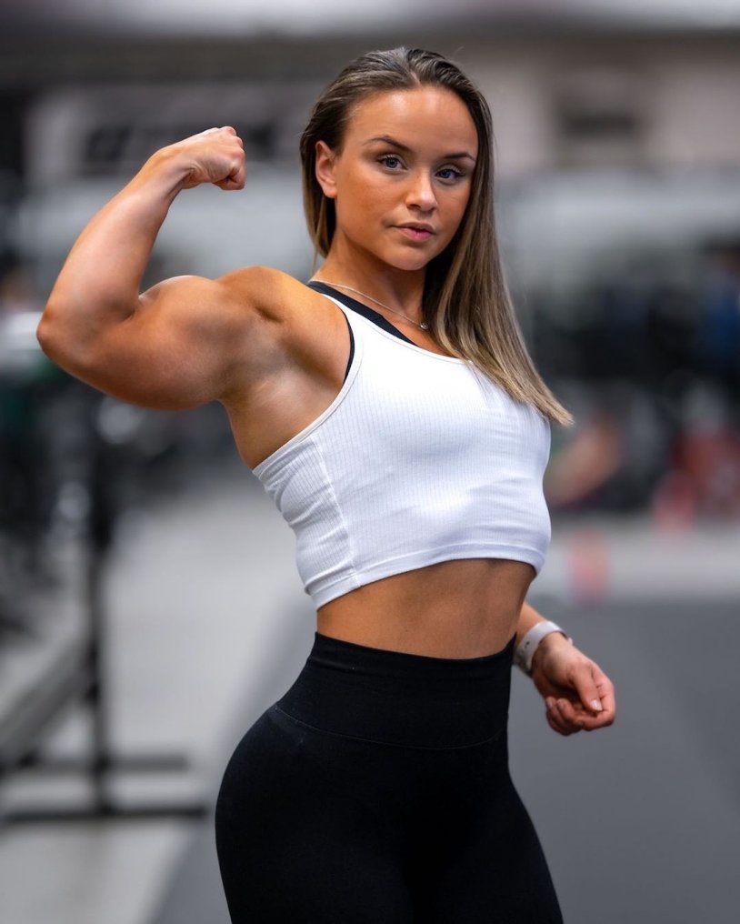 Melinda Lindmark biceps