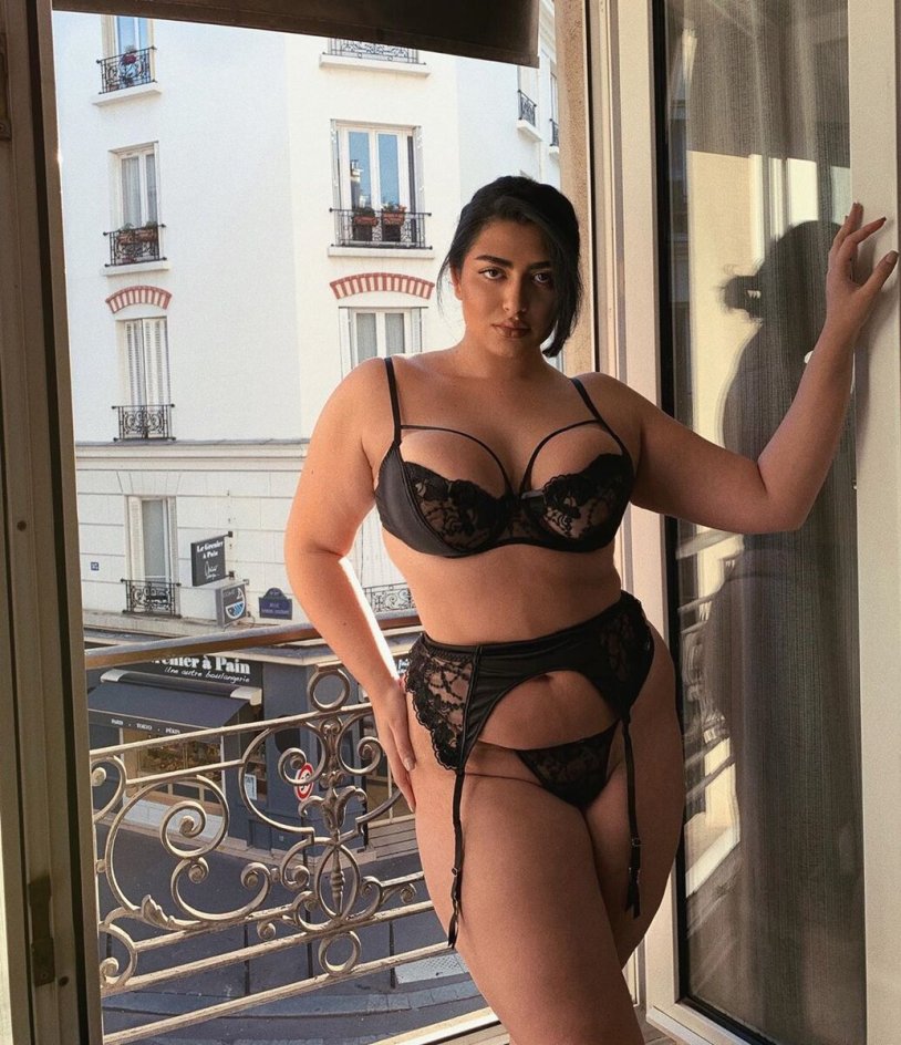 Plus-Size model Irena Drezie