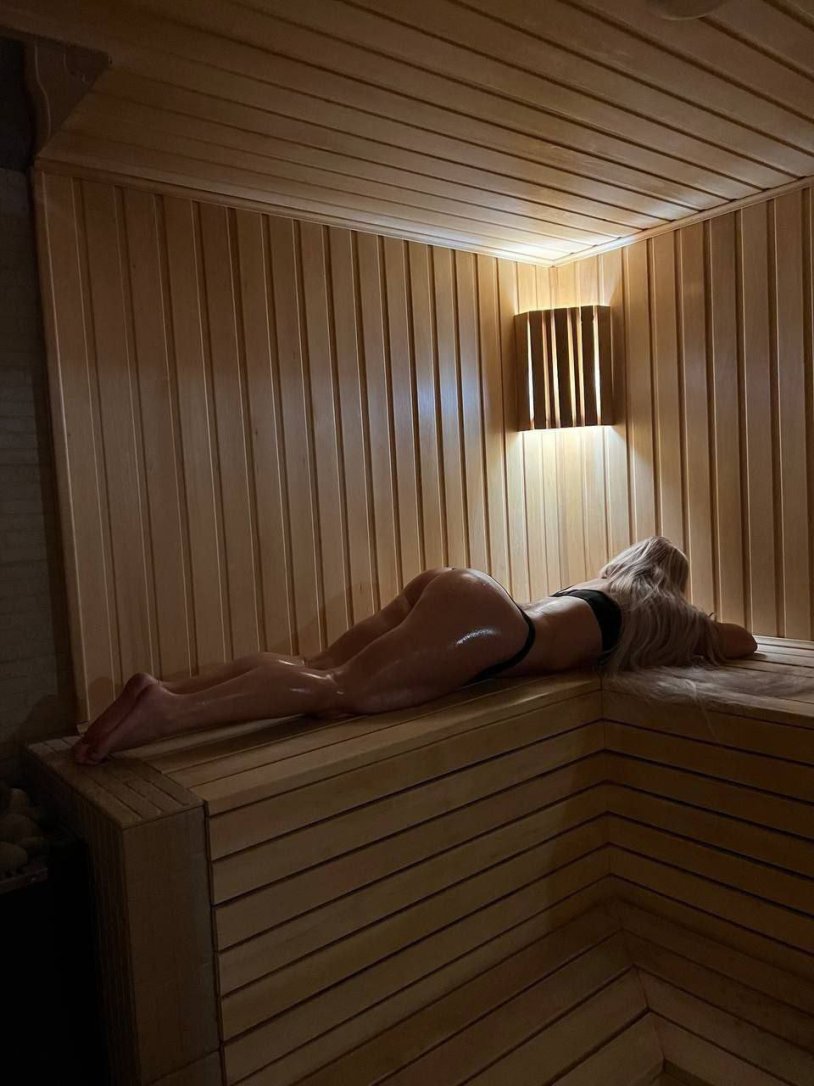 In a sauna